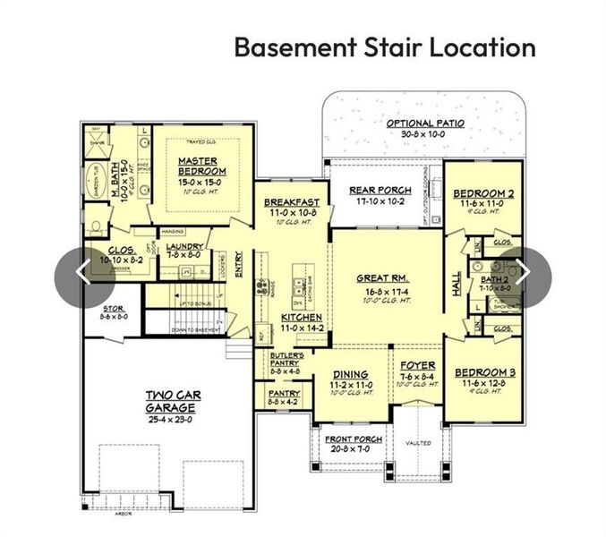 2D floor plan layout of this home in , Elberton, GA (Image 8).