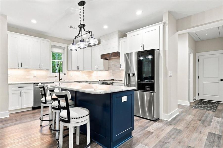 Furnished interior view inside a new home in , Canton (Image 54).