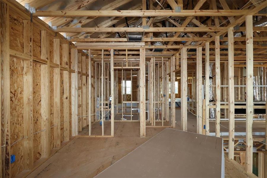 In-progress construction of a new home in Center Lake on the Park, St. Cloud, FL (Image 10).