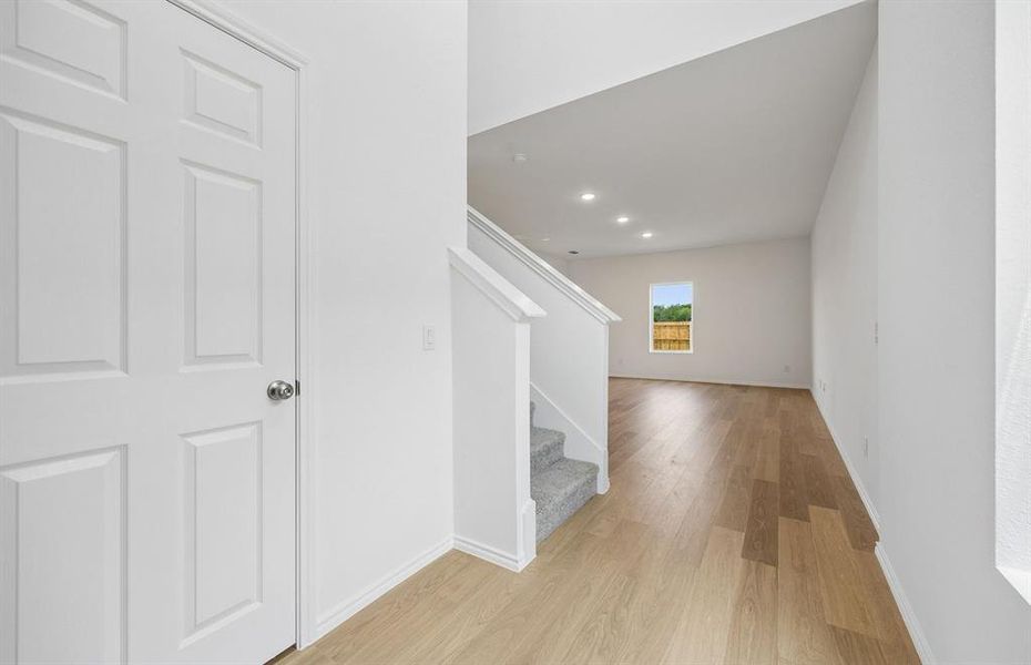*Floorplan representation, not actual home - Welcoming entry into home