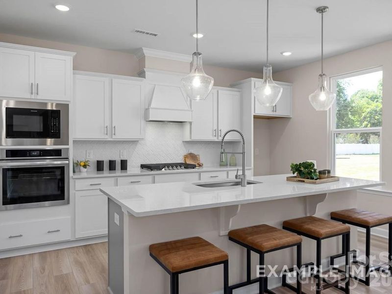 Furnished interior view inside a new home in Enclave at Belmont, Belmont (Image 3).