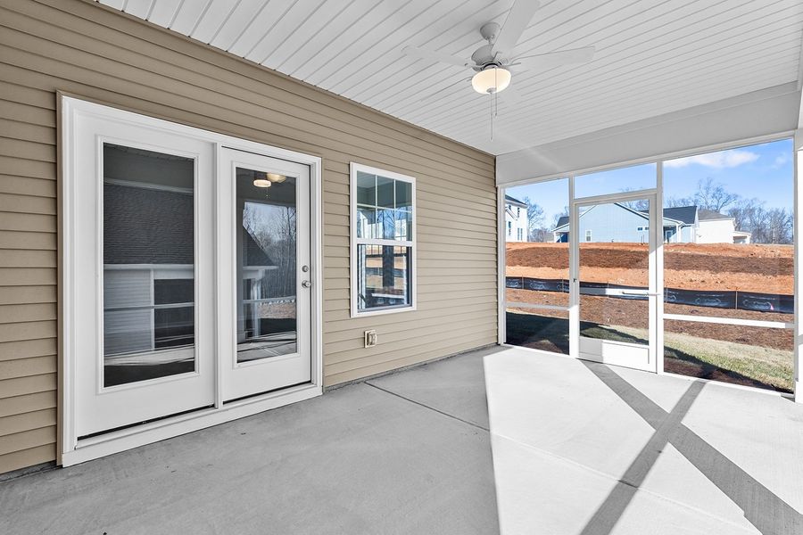 Exterior details and patio area of a home in Brayden, Advance (Image 4).