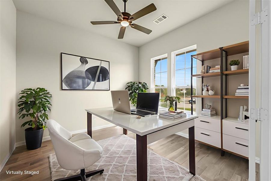 Furnished interior view inside a new home in Morningstar, Aledo (Image 10).