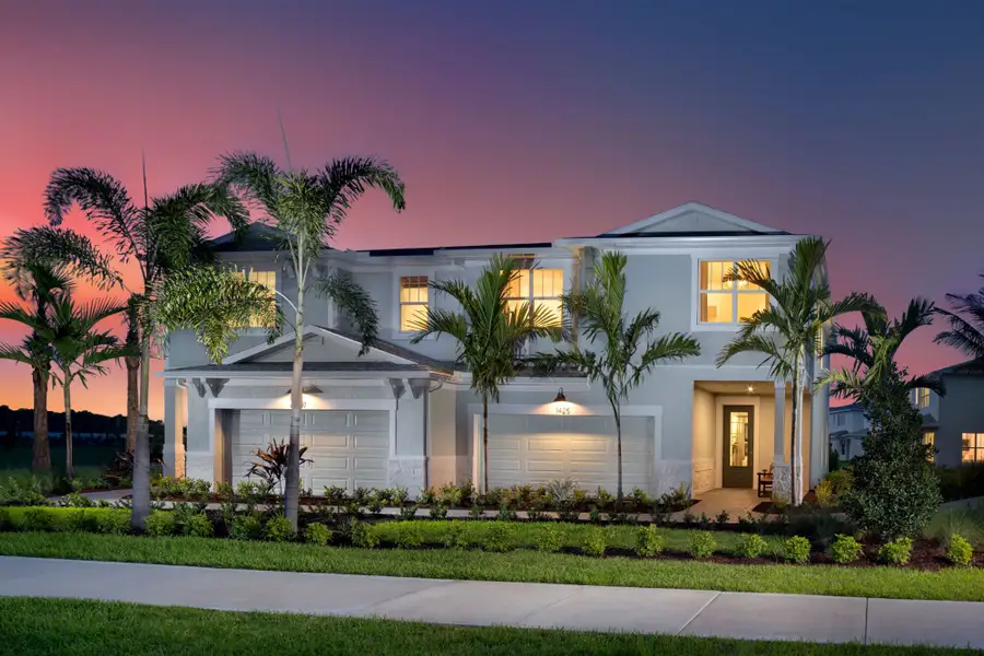 Representative exterior photo of a completed home built from the Oceana by Mattamy Homes in Avila, Jensen Beach, FL (Image 11).