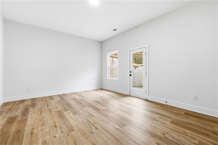 Spacious, unfurnished interior of a new home in , Smyrna (Image 18). Spacious, unfurnished interior of a new home in , Smyrna (Image 18).