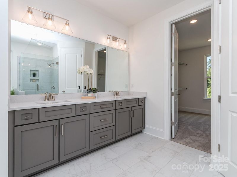 Furnished interior view inside a new home in , Clover (Image 10). Furnished interior view inside a new home in , Clover (Image 10).