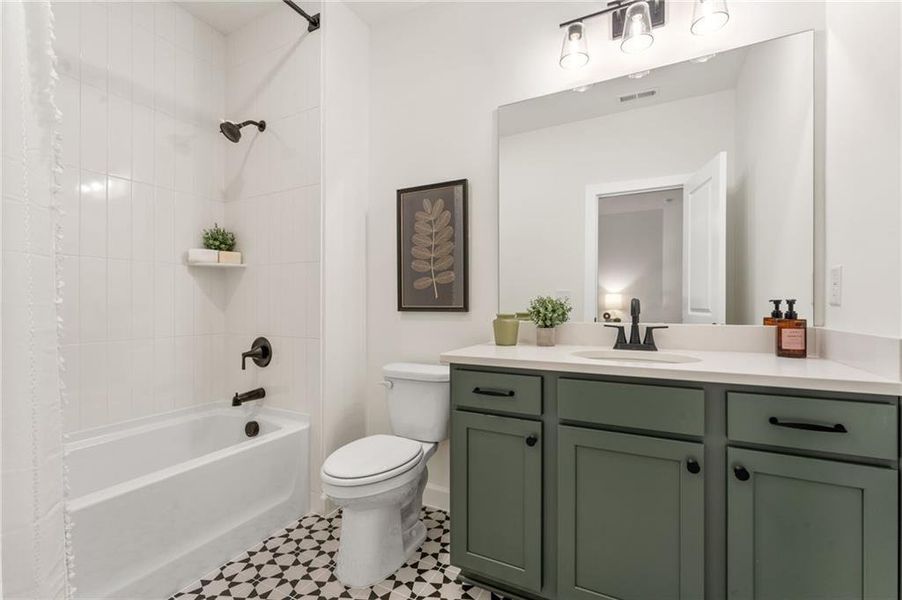 Furnished interior view inside a new home in The Reserve at Knollwood, Canton (Image 18). Furnished interior view inside a new home in The Reserve at Knollwood, Canton (Image 18).