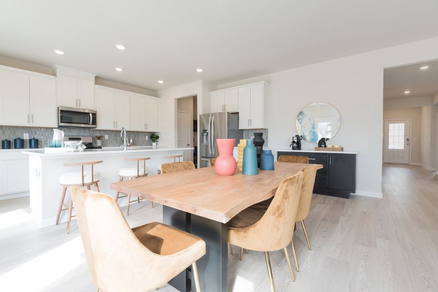 Furnished interior view inside a new home in Preserve at Mountain Creek, Pendergrass (Image 6).
