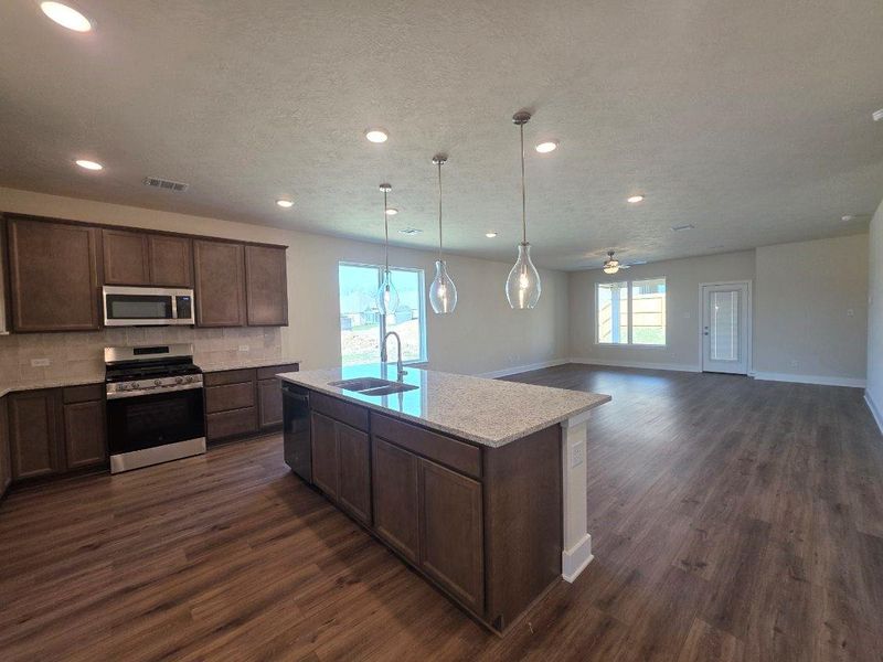 Furnished interior view inside a new home in , Brenham (Image 6).