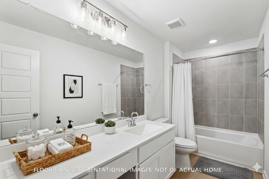 Furnished interior view inside a new home in Summerview, Fulshear (Image 12).