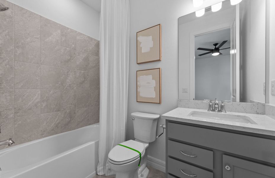 Furnished interior view inside a new home in The Strand at Cedar Grove, North Port (Image 10).