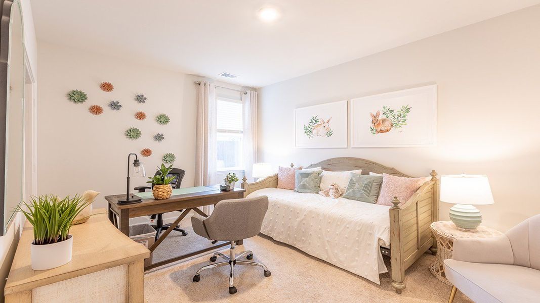 Furnished interior view inside a new home in Pine Hills at Cane Bay, Summerville (Image 17). Furnished interior view inside a new home in Pine Hills at Cane Bay, Summerville (Image 17).
