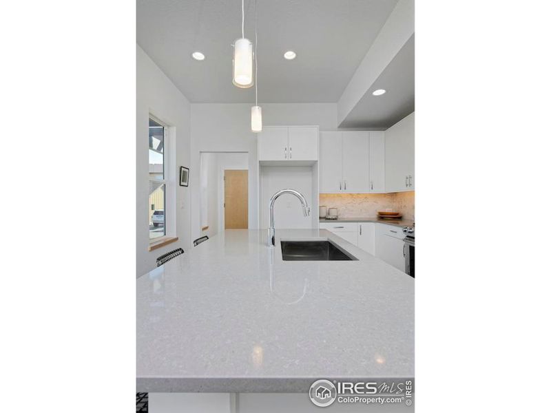 Quartz Countertops throughout