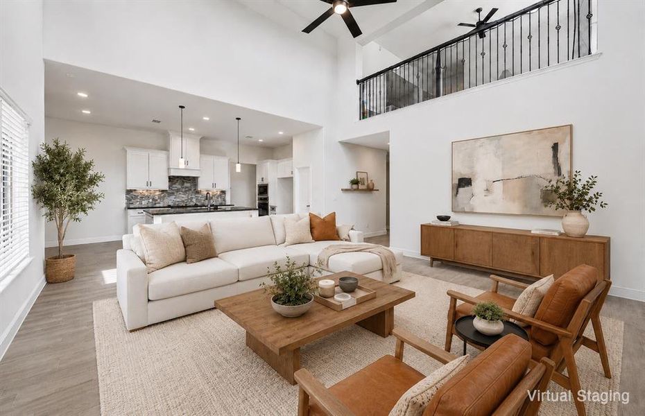 Furnished interior view inside a new home in , Waxahachie (Image 26).
