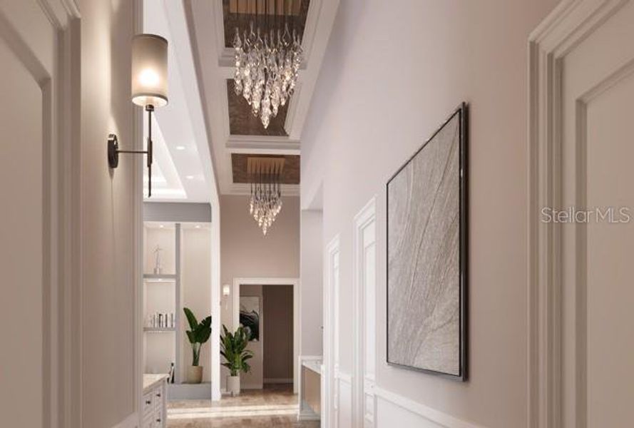 Furnished interior view inside a new home in , Palm Coast (Image 6).