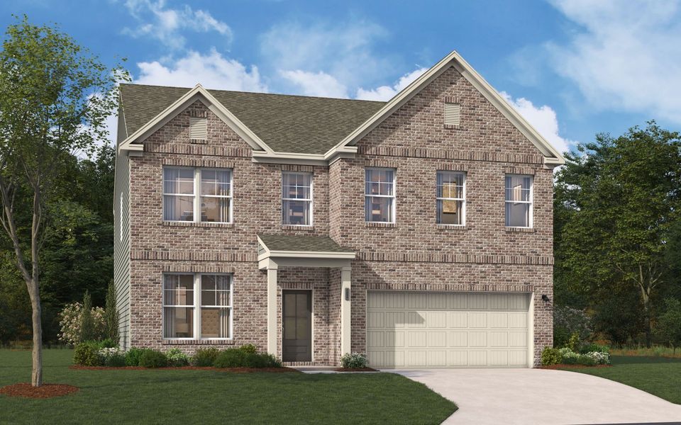 Representative exterior photo of a completed home built from the The Kershaw by Stanley Martin Homes in Riverside Ridge, Lawrenceville, GA (Image 92).