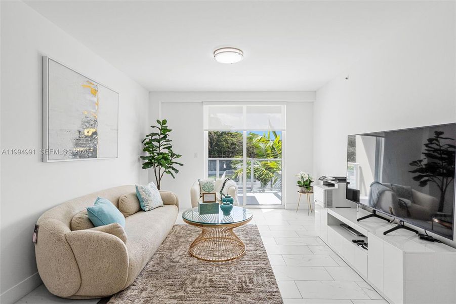 Furnished interior view inside a new home in , Hollywood (Image 9).