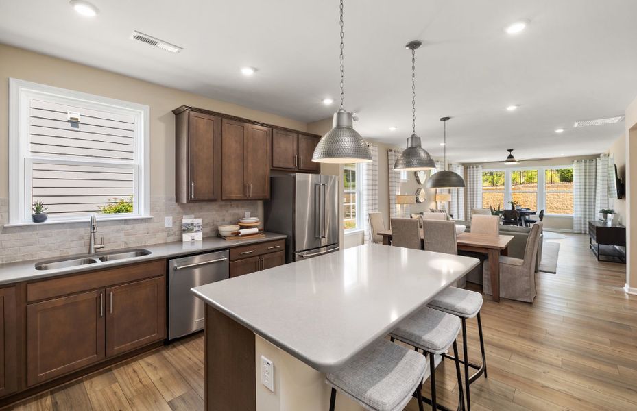 Representative furnished interior of a home built from the Contour by Del Webb in Carolina Overlook, Clayton (Image 12).