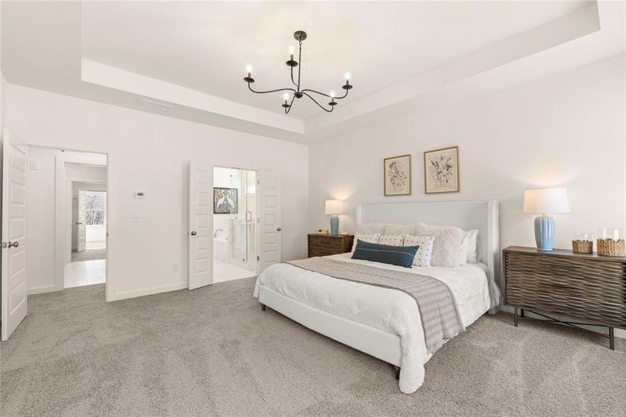 Furnished interior view inside a new home in , Gainesville (Image 48).
