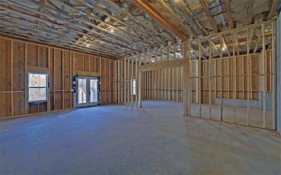 In-progress construction of a new home in , Clarkesville, GA (Image 76).