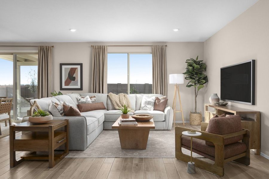 Spacious great room