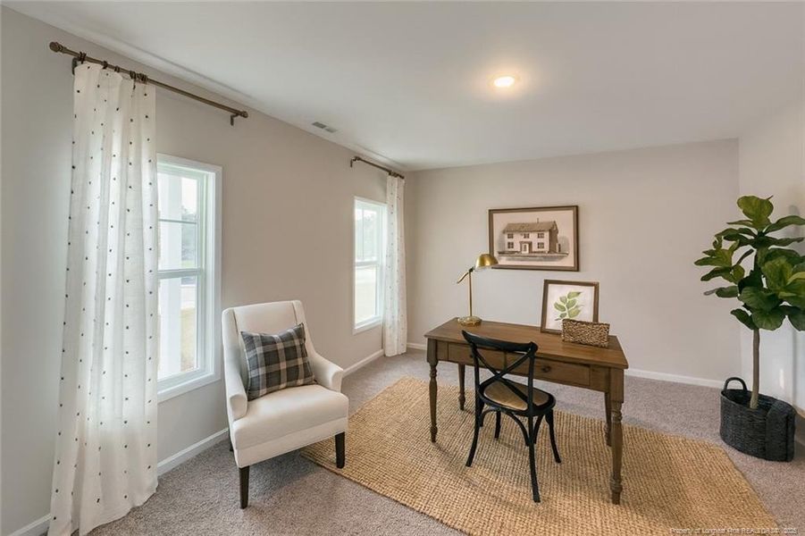 Flex Room downstairs-VIRTUALLY STAGED