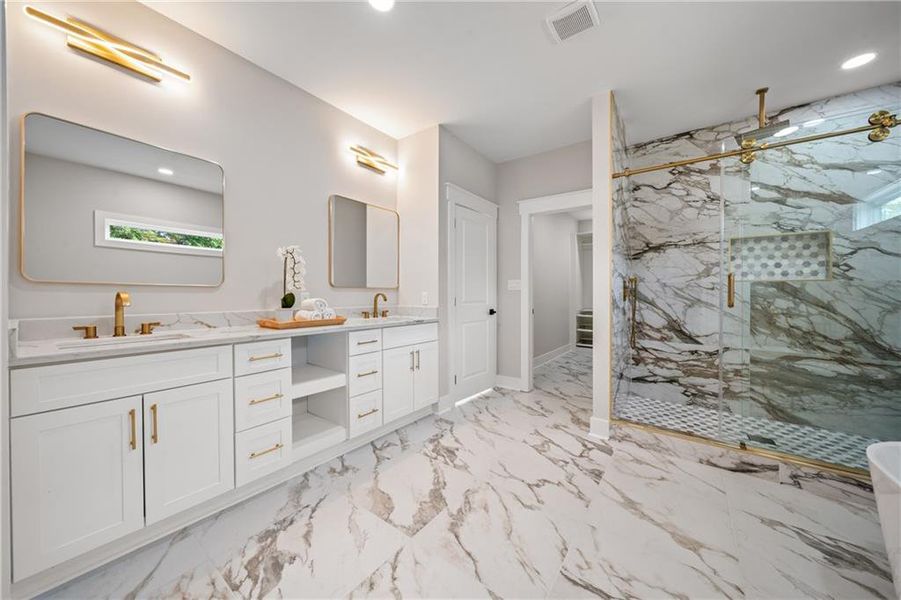 Furnished interior view inside a new home in , Acworth (Image 18).