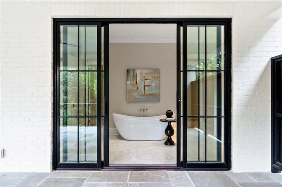 Furnished interior view inside a new home in , Atlanta (Image 27).