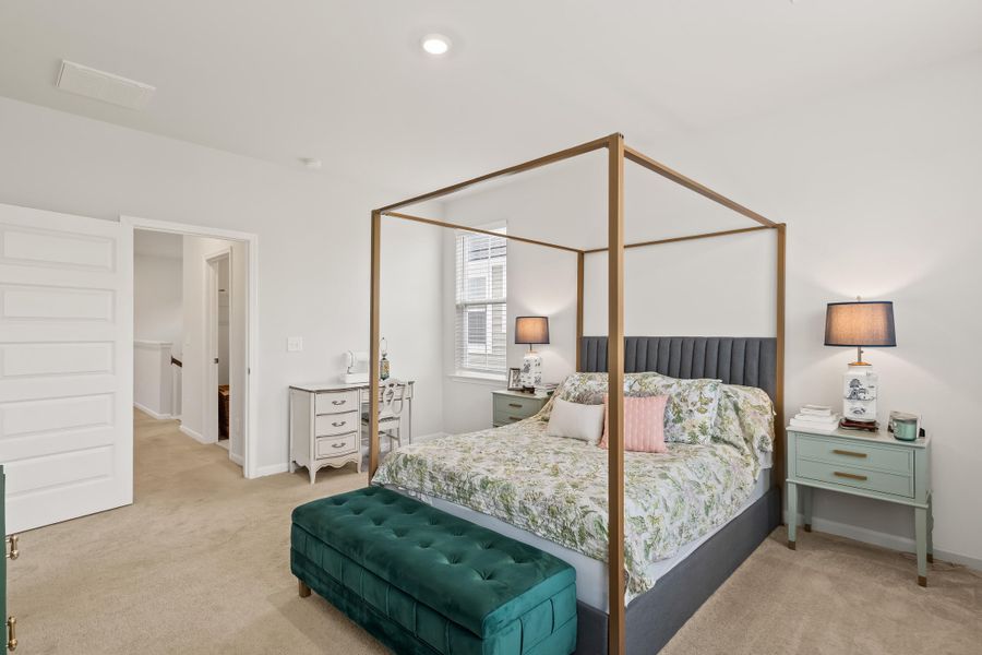 Furnished interior view inside a new home in Sweetgrass at Summers Corner, Summerville (Image 31).