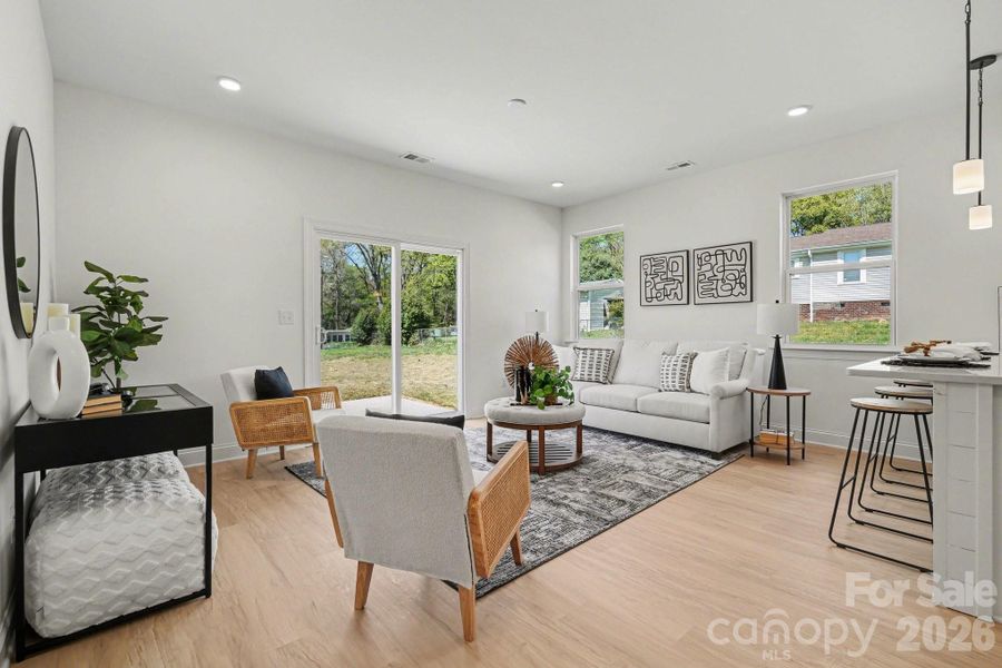 Furnished interior view inside a new home in , Marshville (Image 5).