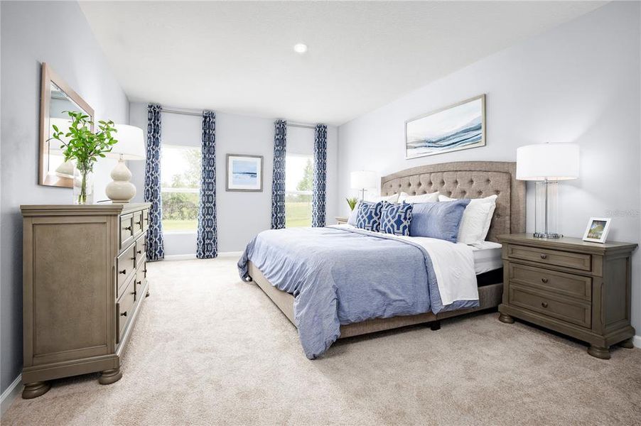Furnished interior view inside a new home in Vista Trace, Belleview (Image 9).