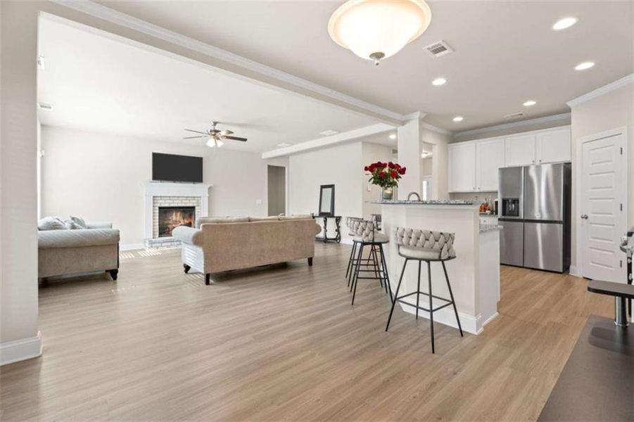 Furnished interior view inside a new home in , McDonough (Image 5).