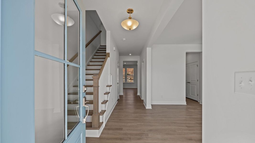 The Burton Plan in Farms at Bellingham by DRB Homes in Charlotte NC- Entryway