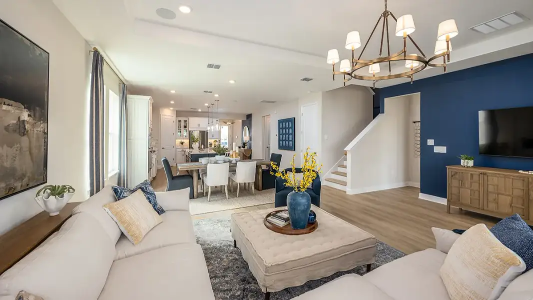Representative furnished interior of a home built from the Montauk by Taylor Morrison in Azure at Solaeris, Port St. Lucie (Image 10).