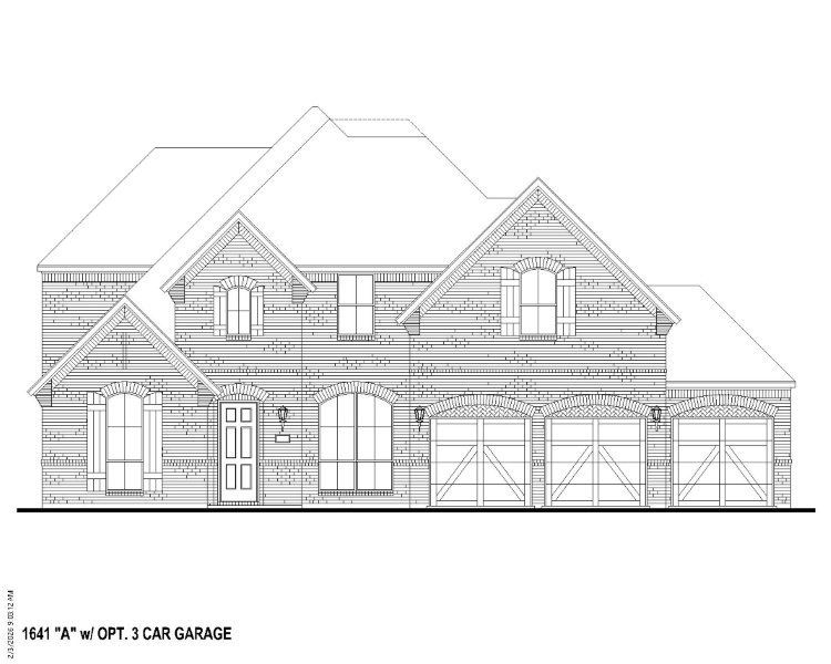 Plan 1641 Elevation A (3C) Plan 1641 Elevation A (3C)
