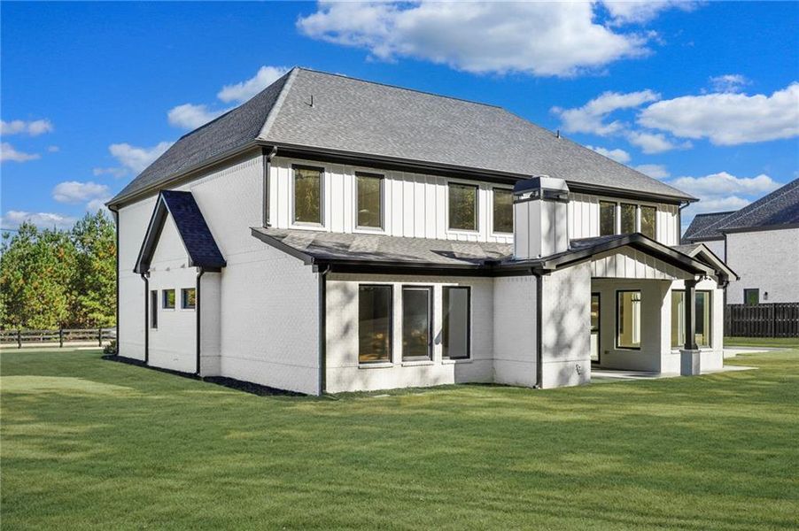 Exterior details and patio area of a home in , Dacula (Image 29).
