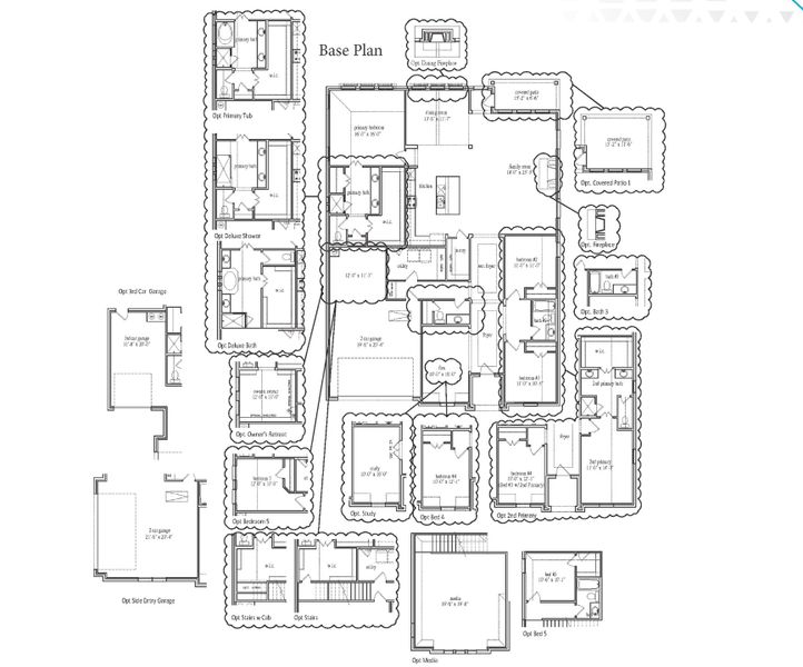 2D floor plan layout of this home in Chapel Ridge, Waco, TX (Image 2). 2D floor plan layout of this home in Chapel Ridge, Waco, TX (Image 2).