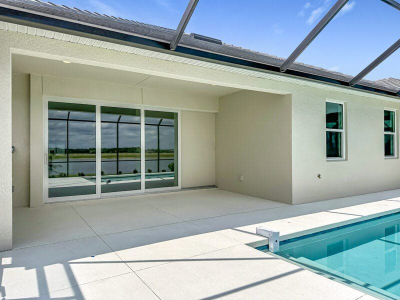 Exterior details and patio area of a home in Inspiration at Watercolor Place, Bradenton (Image 22). Exterior details and patio area of a home in Inspiration at Watercolor Place, Bradenton (Image 22).
