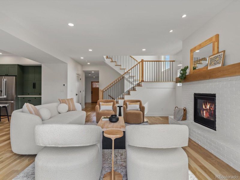 Furnished interior view inside a new home in , Denver (Image 28).