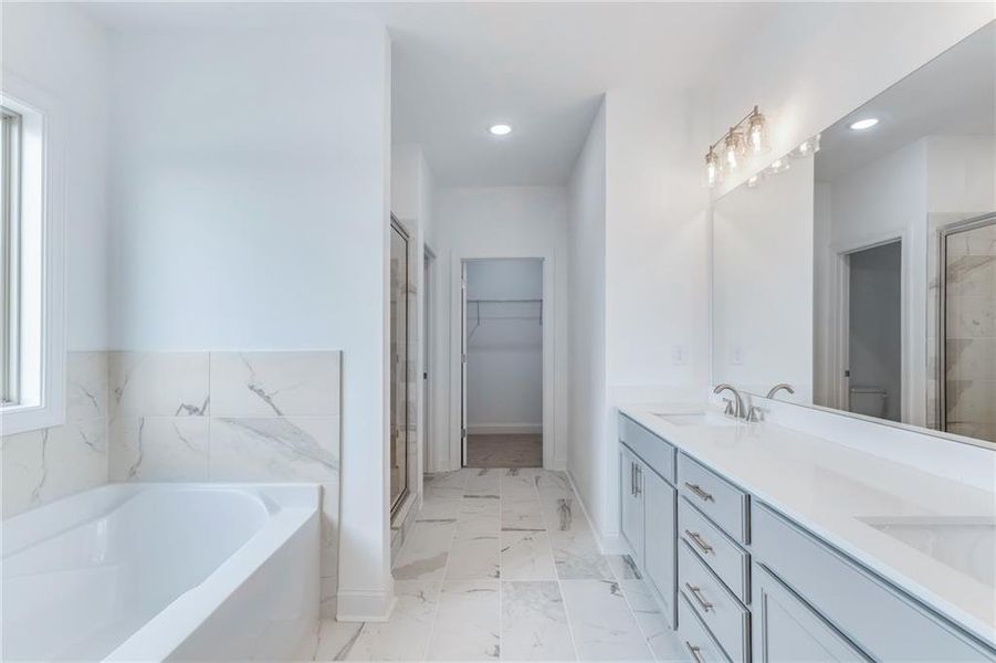 Furnished interior view inside a new home in , Buford (Image 7).