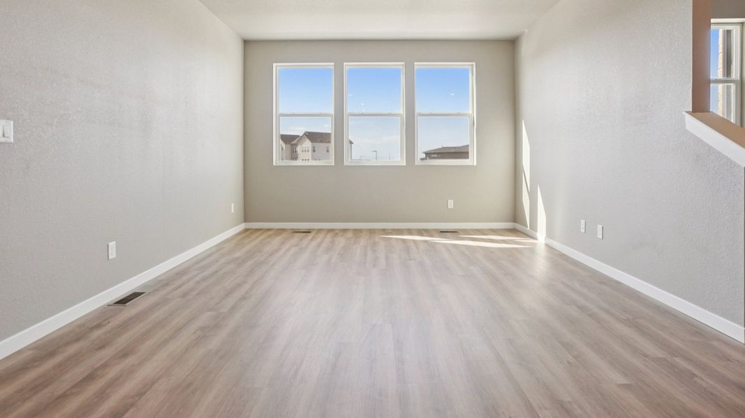 Furnished interior view inside a new home in Windler Townhomes, Aurora (Image 12).