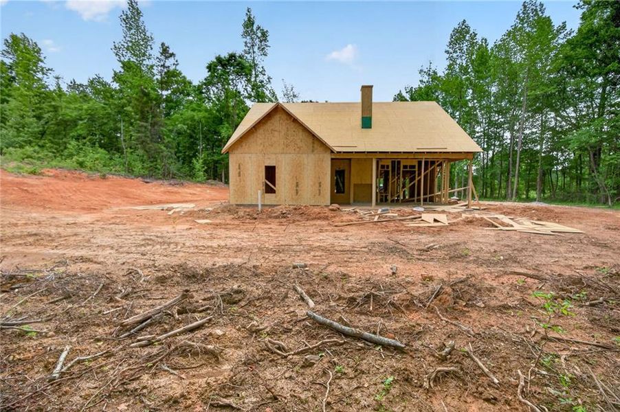 In-progress construction of a new home in , Silver Creek, GA (Image 35).
