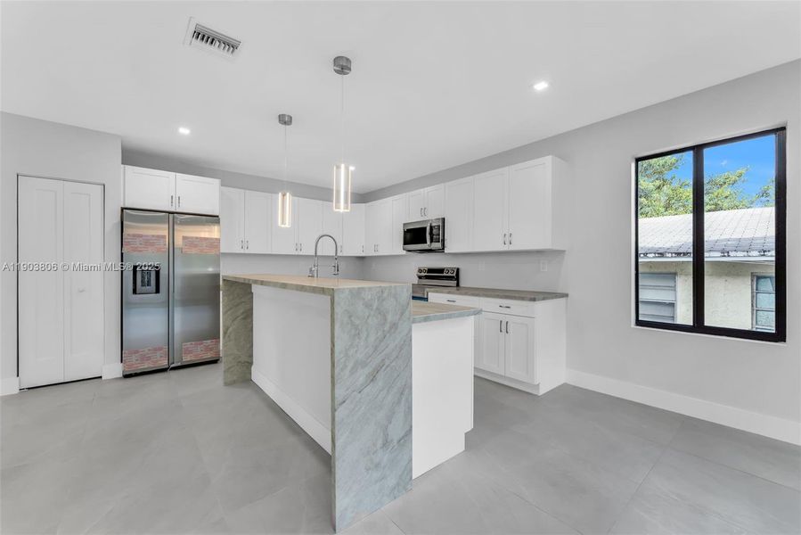 Furnished interior view inside a new home in , Dania Beach (Image 6). Furnished interior view inside a new home in , Dania Beach (Image 6).