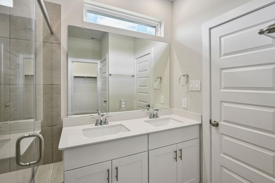 Furnished interior view inside a new home in Kemah Crossing - City Series, Kemah (Image 17).