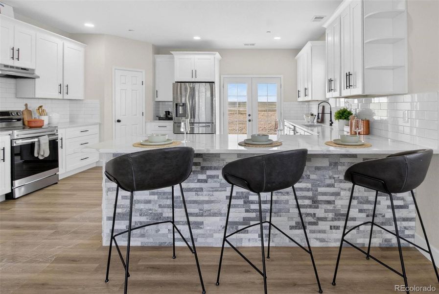 Furnished interior view inside a new home in , Strasburg (Image 5).