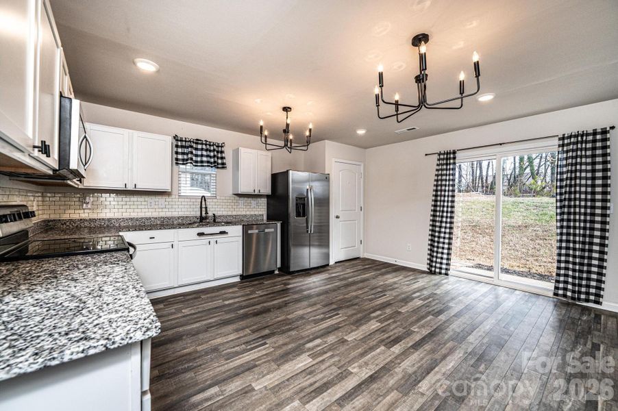 Furnished interior view inside a new home in , Newton (Image 9).