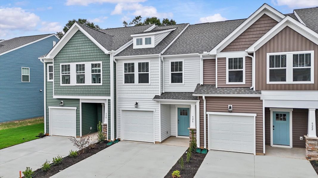 Eye-catching exterior with timeless color palette and superior architectural detail Eye-catching exterior with timeless color palette and superior architectural detail