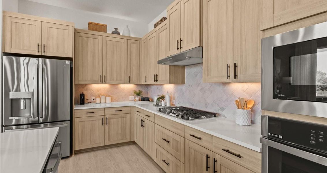 Furnished interior view inside a new home in Stream Waters, Seguin (Image 9).