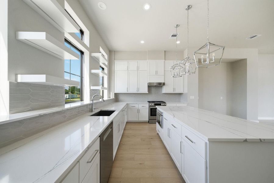 Furnished interior view inside a new home in Spring Valley Creek, Houston (Image 11).