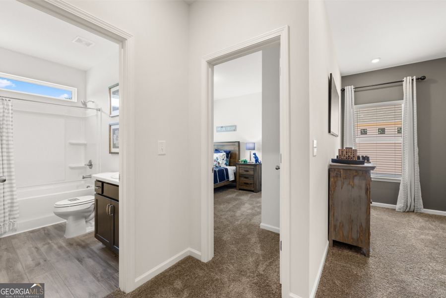 Furnished interior view inside a new home in Trellis Park, Hampton (Image 34).